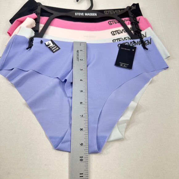 Lot of 5 Steve Madden Women's Sz Medium Panty Hipster Cheeky Assorted Colors New - Picture 9 of 10